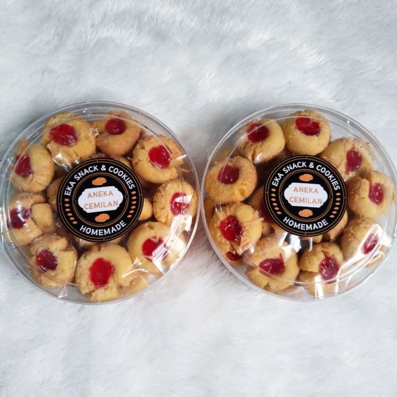 

Thumbprint Cheese Strawberry Homemade Toples 250gr & 500gr