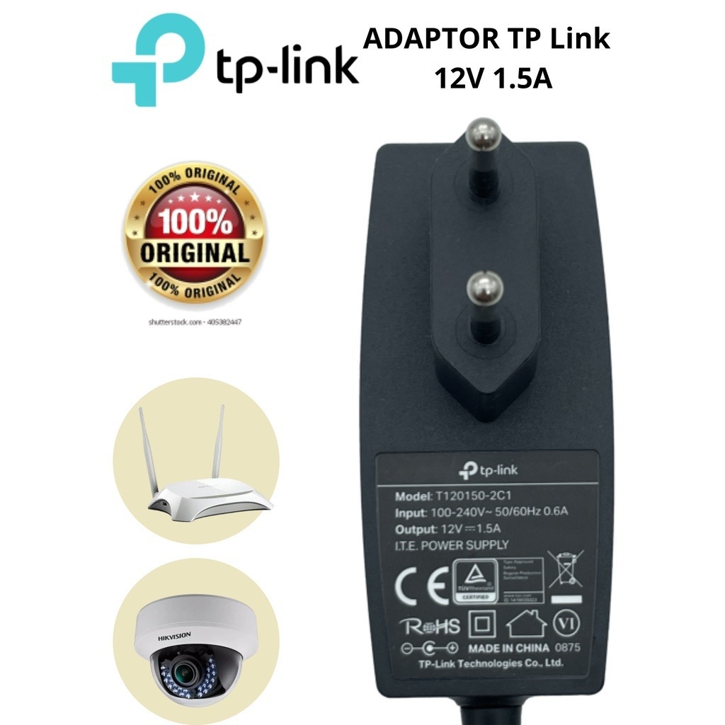 ADAPTOR TPLINK ORIGINAL 12V 1.5A  12V 2A TP-LINK ADAPTER