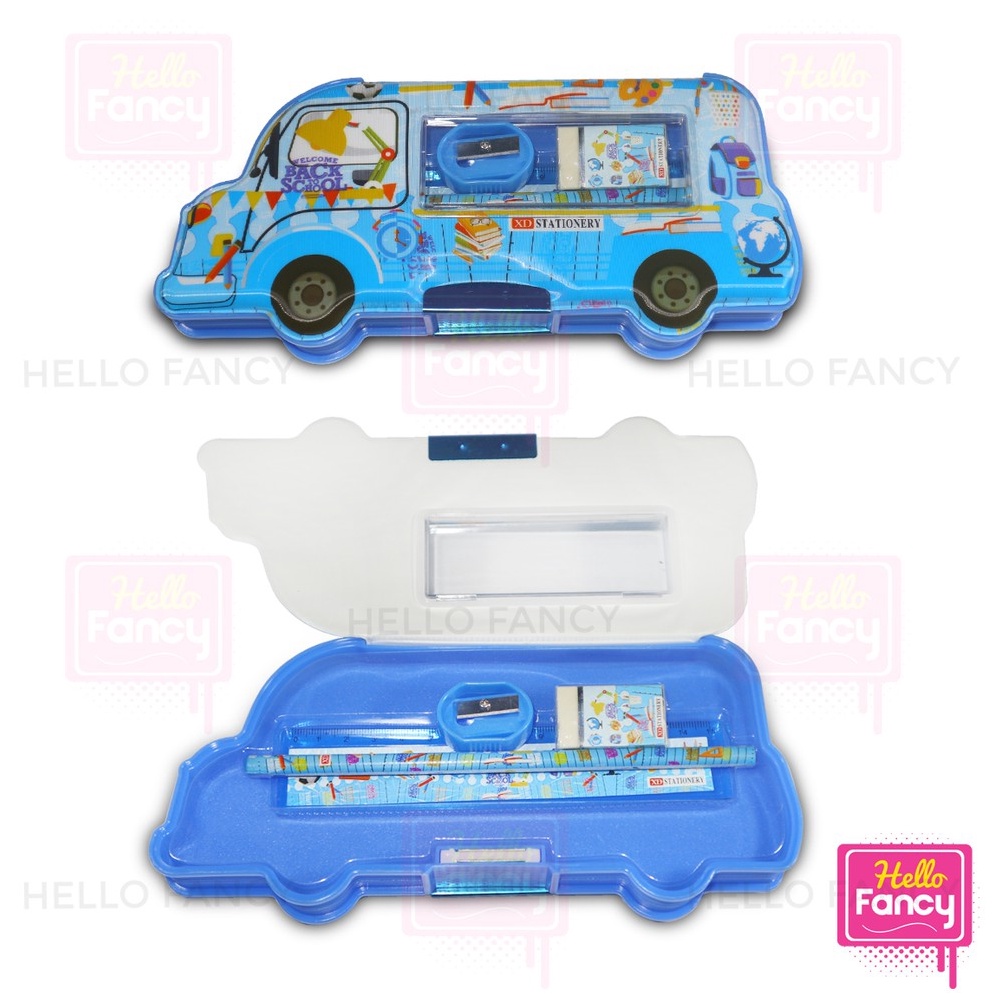 

Best terlaris TEMPAT PENSIL ANAK SET BUS PENCIL CASE MAGNET KOTAK PENSIL XD9565B 58