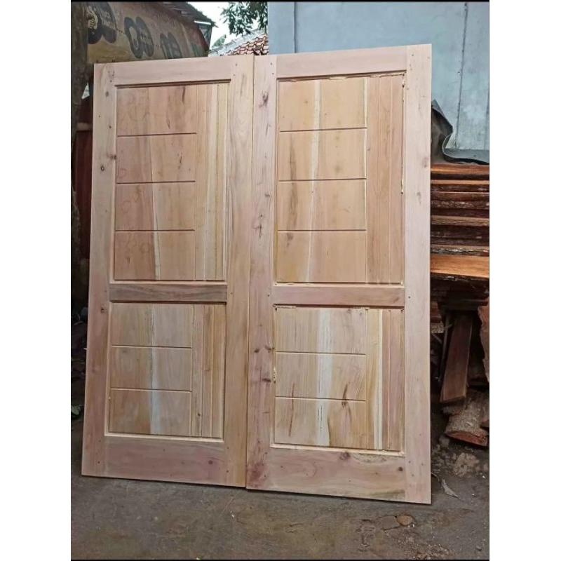 pintu rumah kayu minimalis