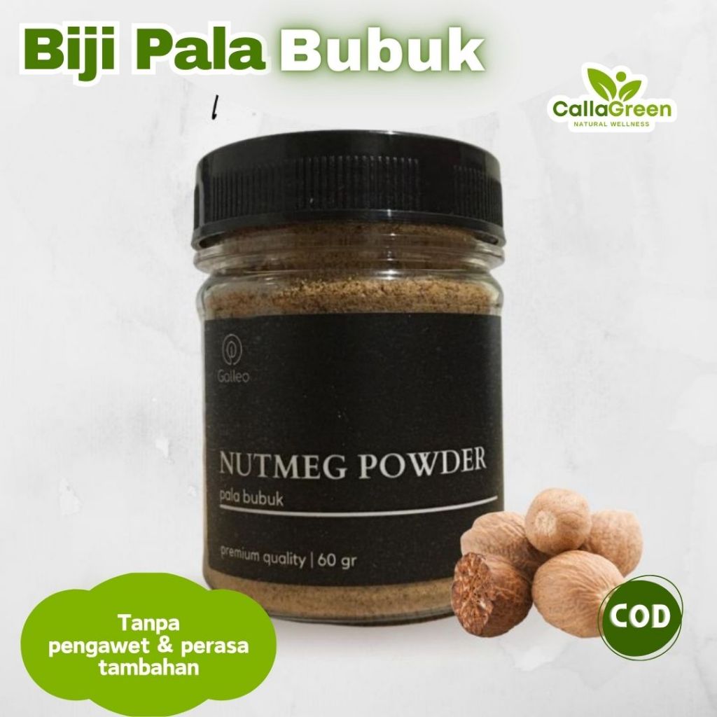 

BIJI PALA BUBUK NUTMEG POWDER MURNI ORIGINAL BUMBU REMPAH DAPUR ALAMI HERBAL PREMIUM QUALITY