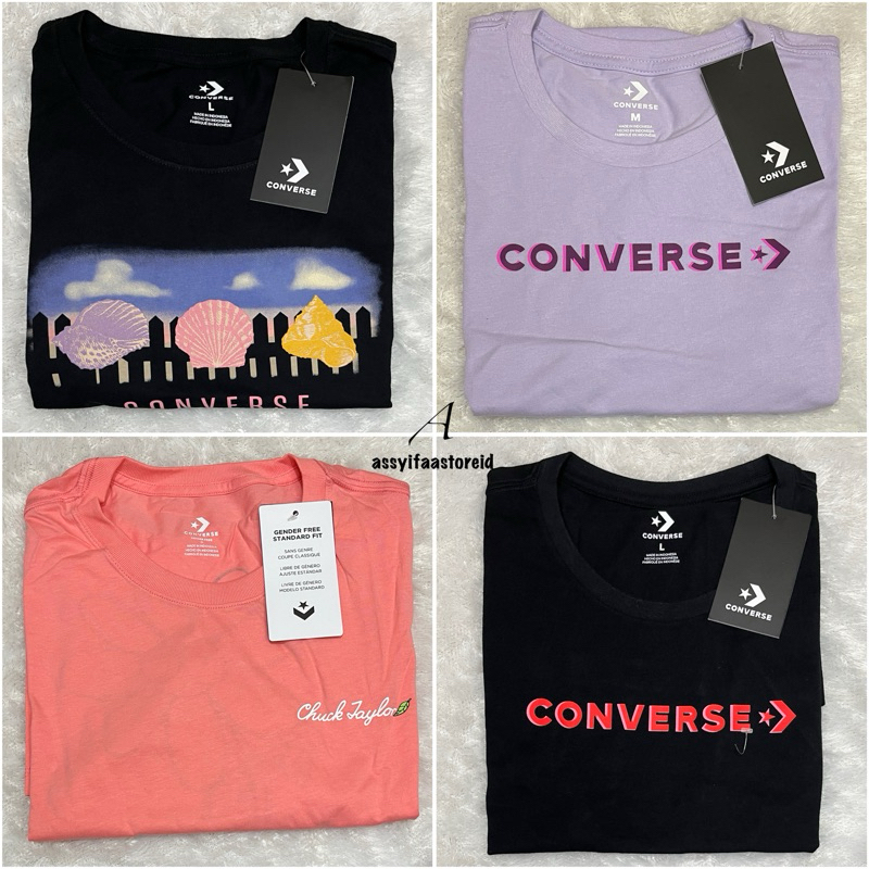 SALE DISKON 70% Converse Kaos Tshirt Women Cewek Original