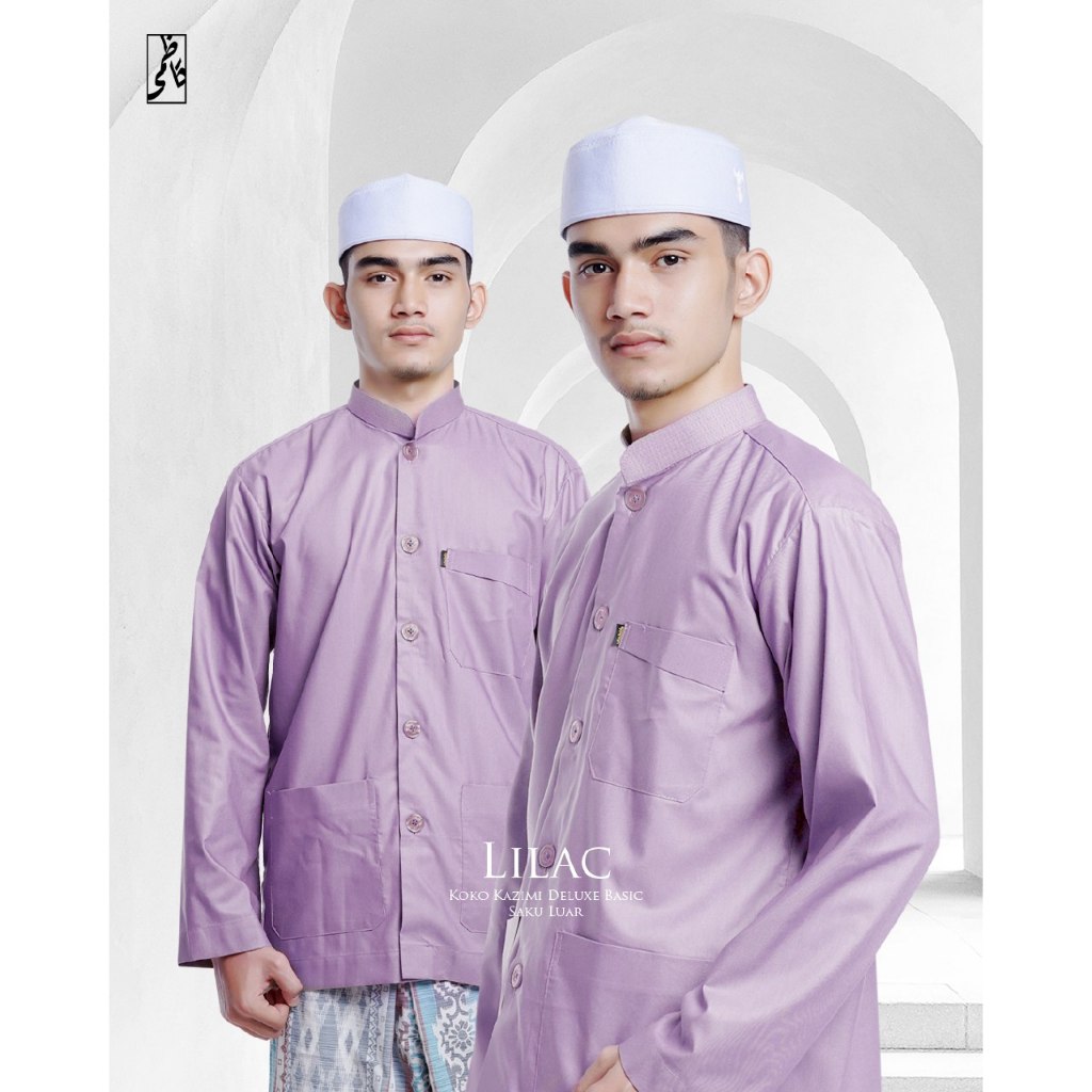 Koko Kazimi LILAC  (Basic & Premium) | Baju Muslim | Koko Ammu | Koko Habaib
