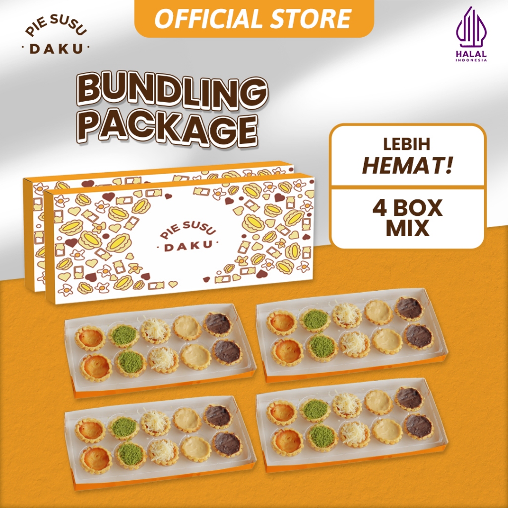 

4 BOX PIE SUSU MIX - PROMO BUNDLING