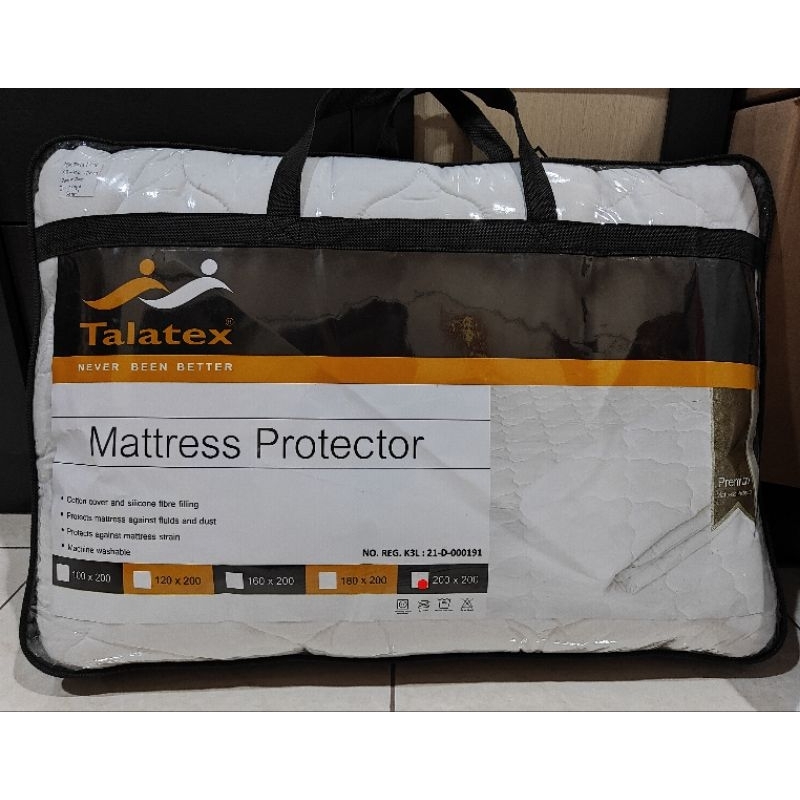 Mattress Protector / Anti ompol matras protector merk Talatex Uk 200 x 200/ Matras protector/ Matras