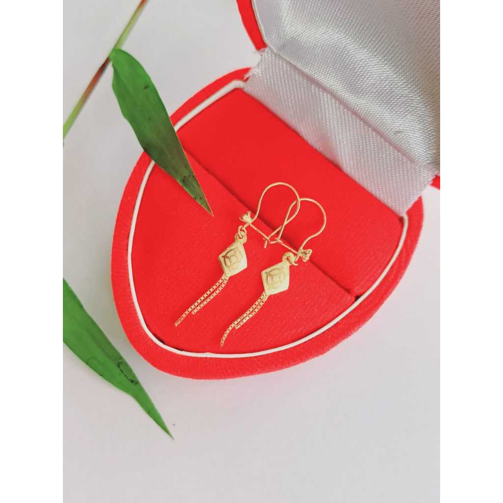Anting Panjang Emas Asli Anting Remaja Anting Cantik Anting Terbaru Anting Anak Anting Fashion Kekin