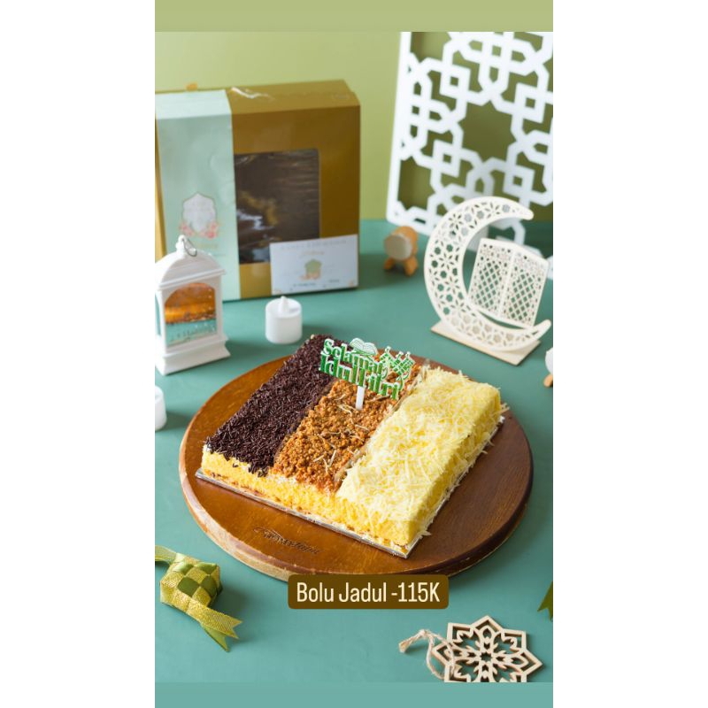 

Hampers Lebaran idul Fitri Bolu Jadul coklat, kacang, keju