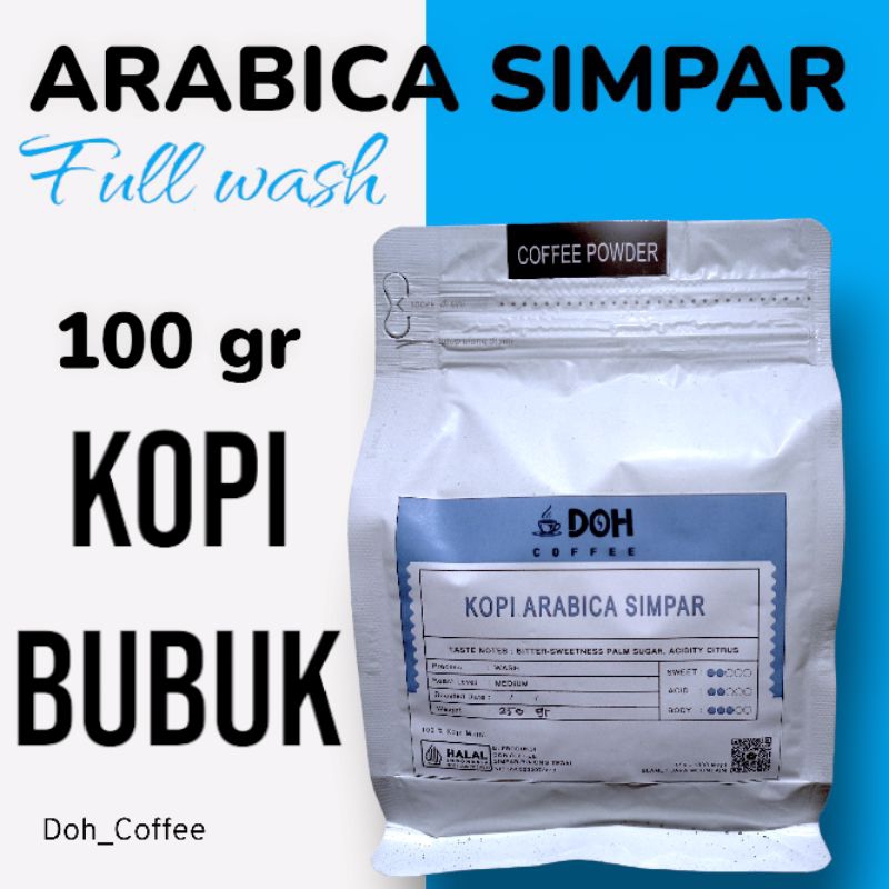

ARABICA SIMPAR ( FULL WASH )100 gr