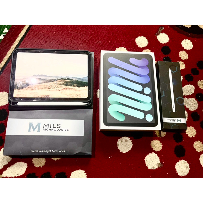 IPAD MINI 6/64 GB+Apple Pencil dan Keyboard CASE Mils Technologies