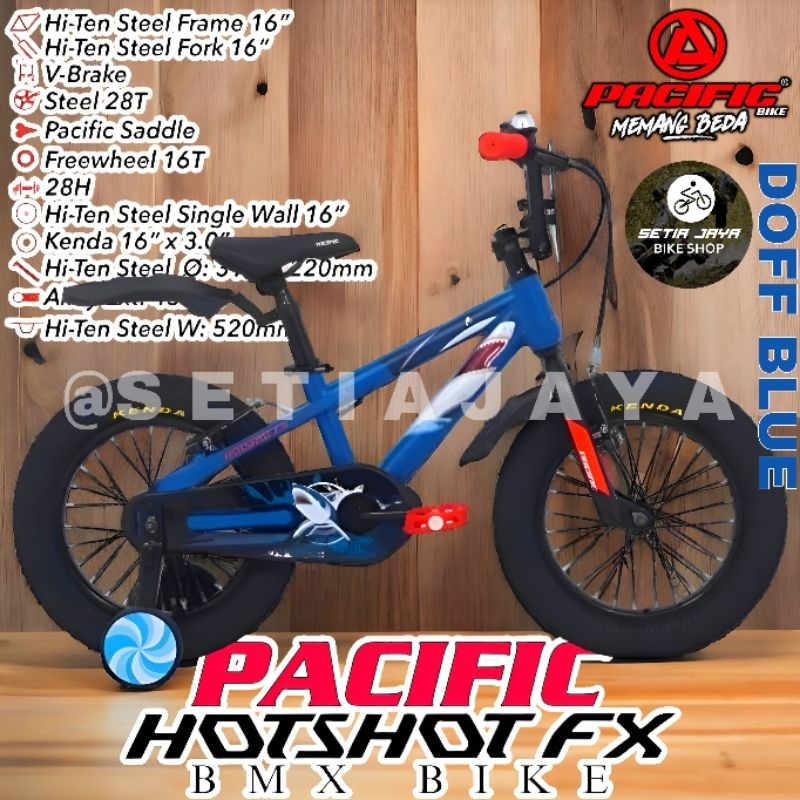 Sepeda Anak BMX 16 Inch PACIFIC HOTSHOT FX 3.0 Steel Ban Jumbo New