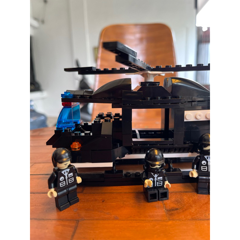 Mainan Anak Brick Balok Emco | Police Helicopter 8807