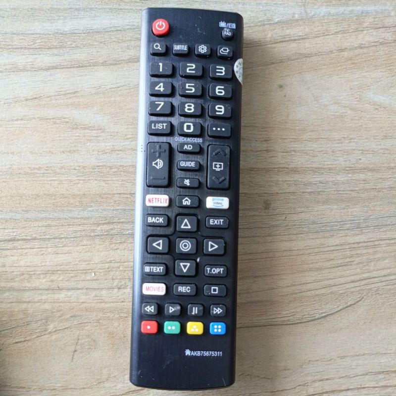 remote tv LG smart TV Netplix akb75675311