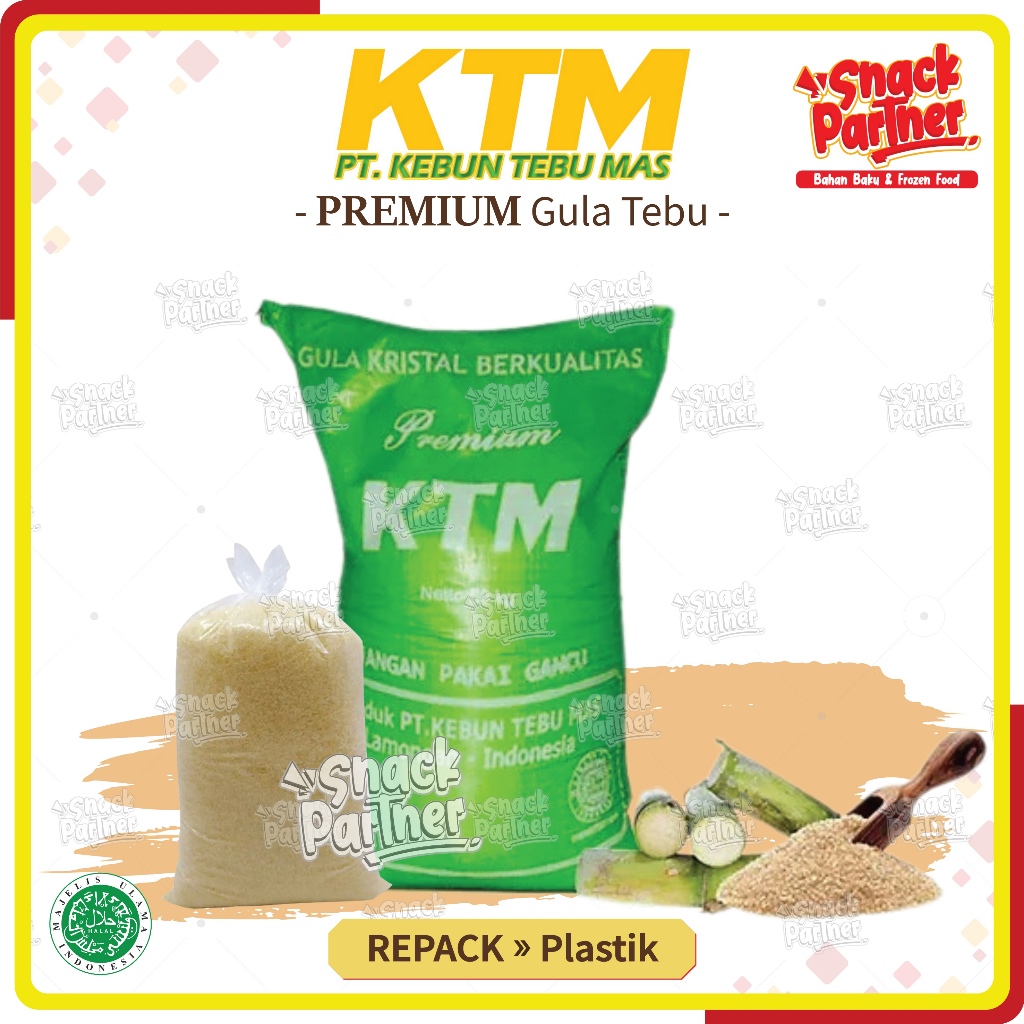 

KTM GULA TEBU - REPACK CURAH 250 / 500 GR / 1 KG - Gula Pasir Premium Gulaku Sugar 250GR 500GR