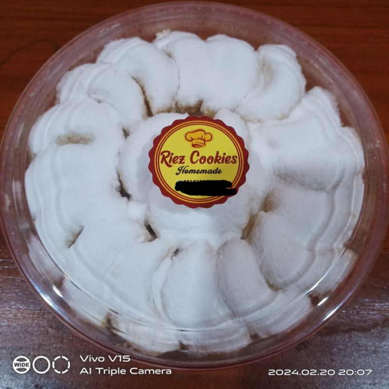 

putri Salju Kue Kering kemasan toples 500gr