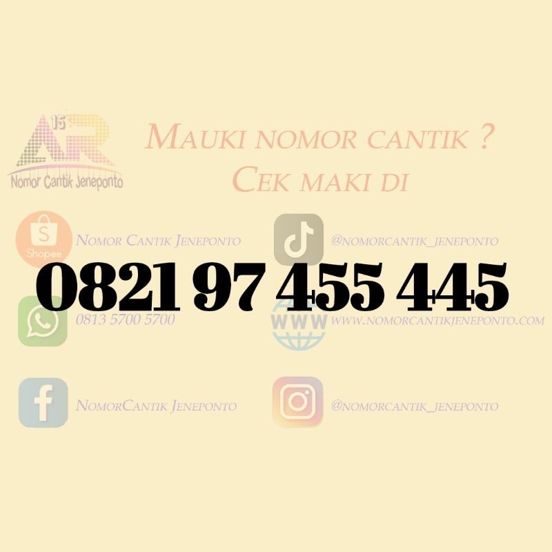 Kartu Nomor Cantik Super Telkomsel 4GLtE Seri simpel 455 445 Sakti Combo Bisa COD