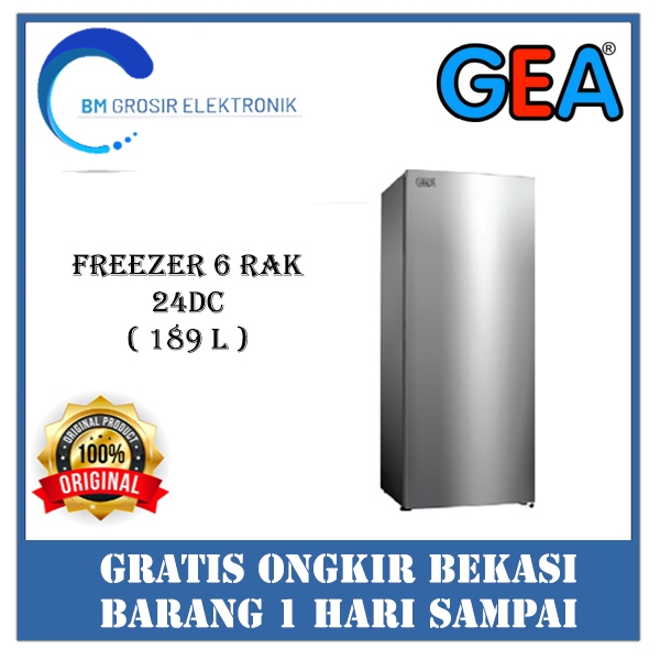 GEA FREEZER GF 24DC FREEZER 6 RAK 189 LITER