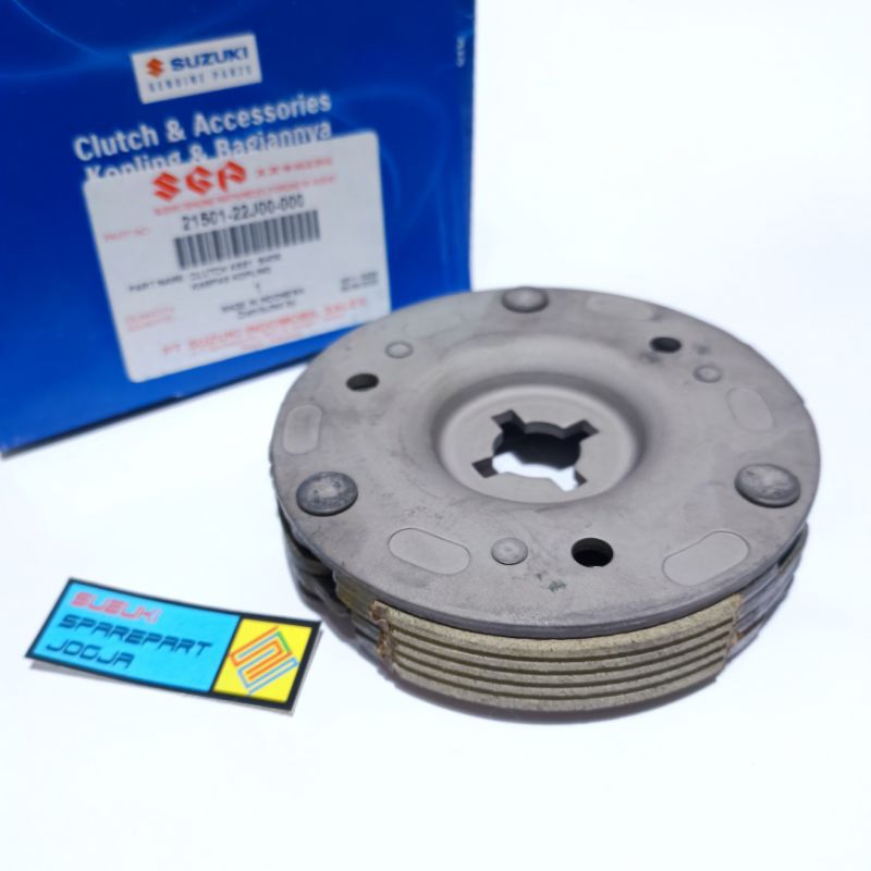 Suzuki Parts 21501-22J00-000 Kampas Kopling Ganda Suzuki Shooter Ori