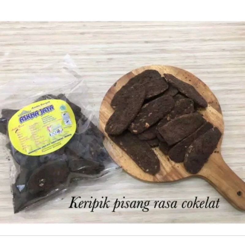 

Keripik pisang rasa coklat, 1kg