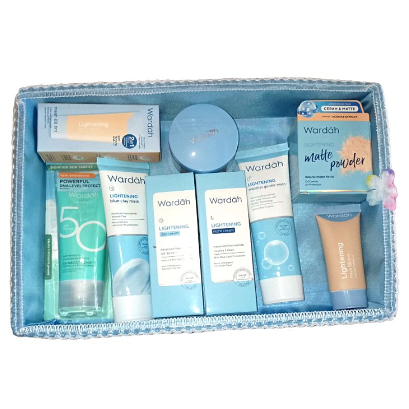Paket Seserahan Pernikahan Wardah Lightening 7in1 Original/BPOM/Box Seserahan/Terbaru/Terlaris