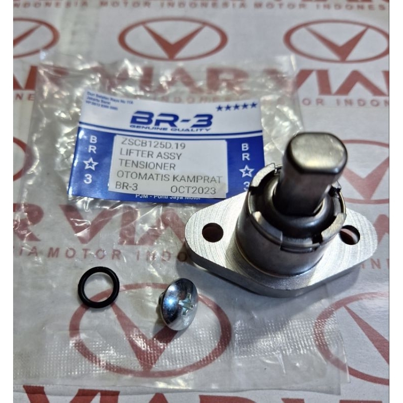 Stut Kamprat , Lifter Assy Tensioner Keteng Tossa Hercules & Viar Cross X 150 200 , Original BR-3