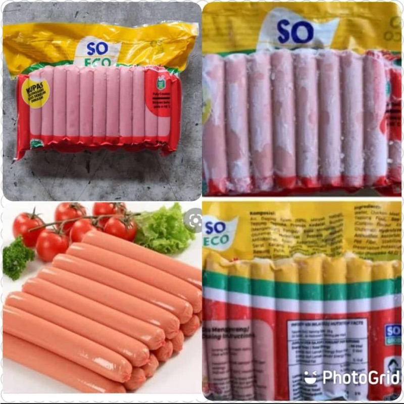 

Sosis So Eco sosis ayam isi 30pcs (750gr)