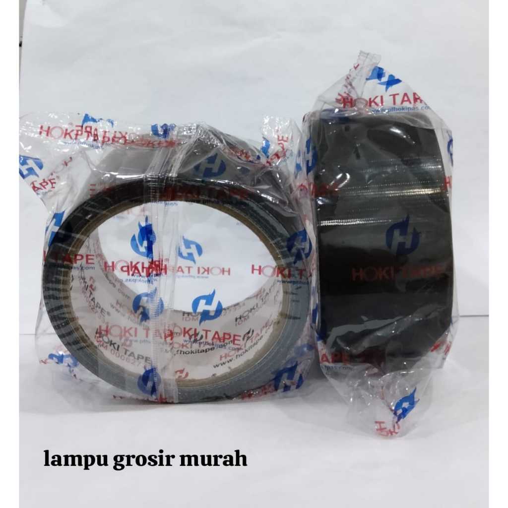 

LAKBAN KAIN CLOTH TAPE 48X10 YARD 48MM X 10 YARD HITAM BAGUS TERJAMIN