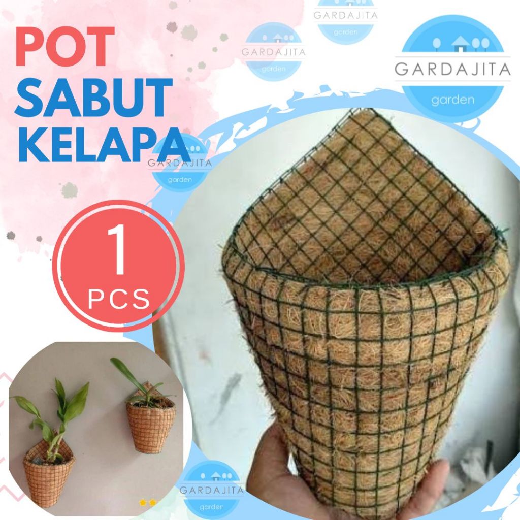Pot Sabut Kelapa Media Anggrek