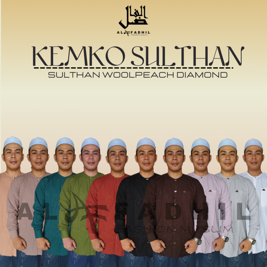 Al Fadhil Kemeja Koko Sulthan Diamond Lengan Panjang