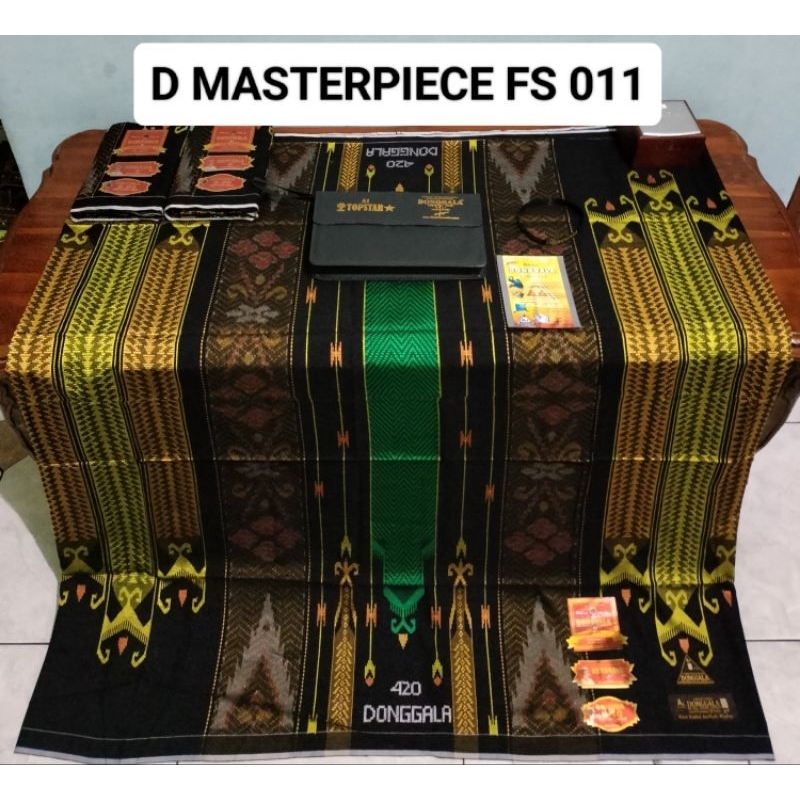 SARUNG DONGGALA/JAHIT TENGAH/NEW MOTIF MAHARAJA/MPM