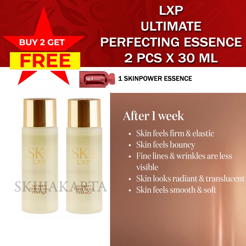 SK-II SK II SKII SK2 LXP ESSENCE ULTIMATE PERFECTING ESSENCE 2 PCS FREE SP ESSENCE
