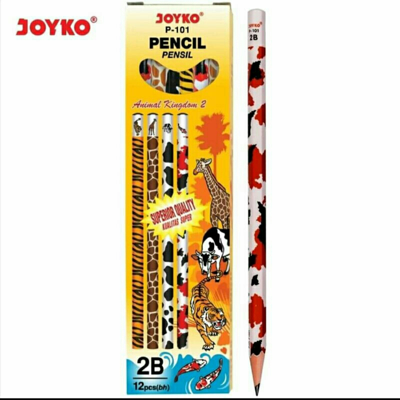 

Pensil 2B P101 Animal Joyko (harga satuan)