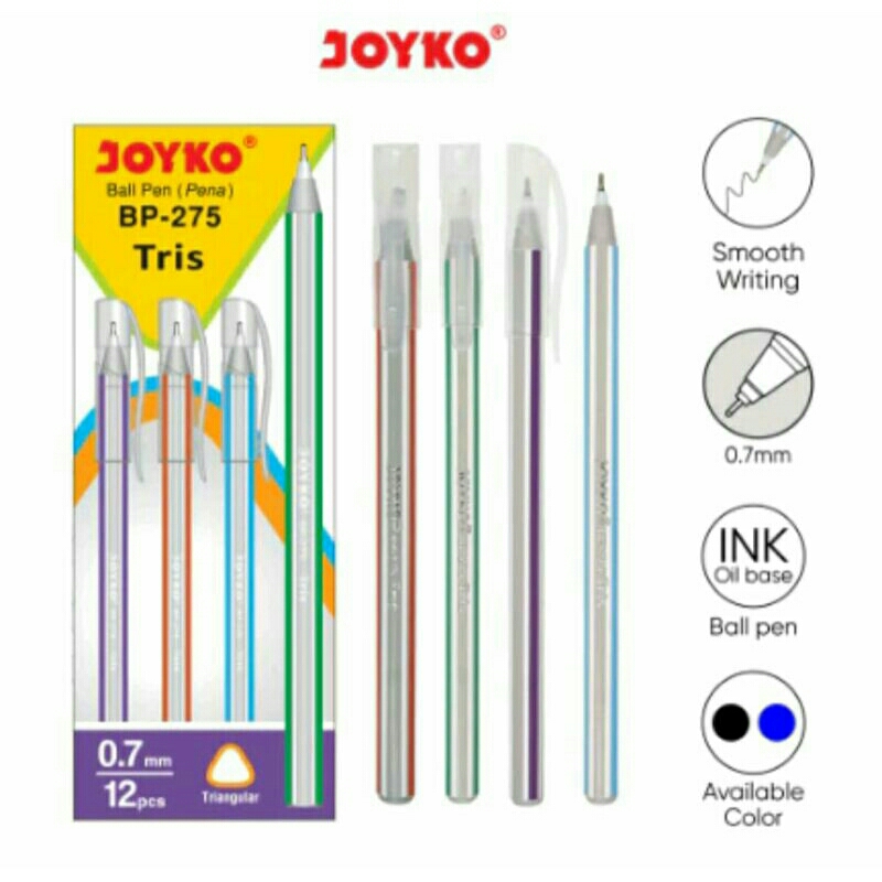 

Pulpen Pena Joyko BP-275 Tris 1 BOX ( 1 PCS )