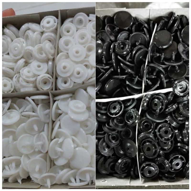 Kancing Snap Jepret Plastik