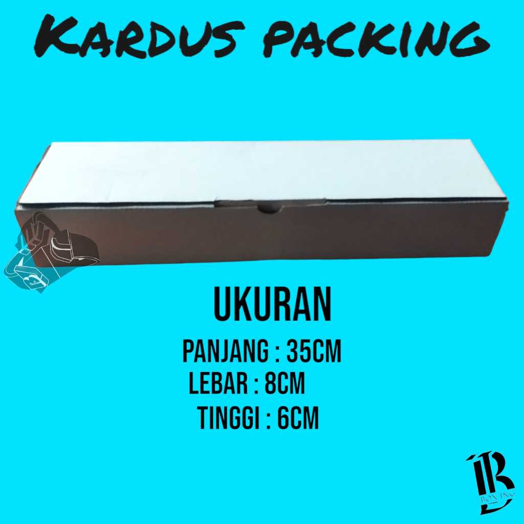 

kardus packing ukuran 35x8x6