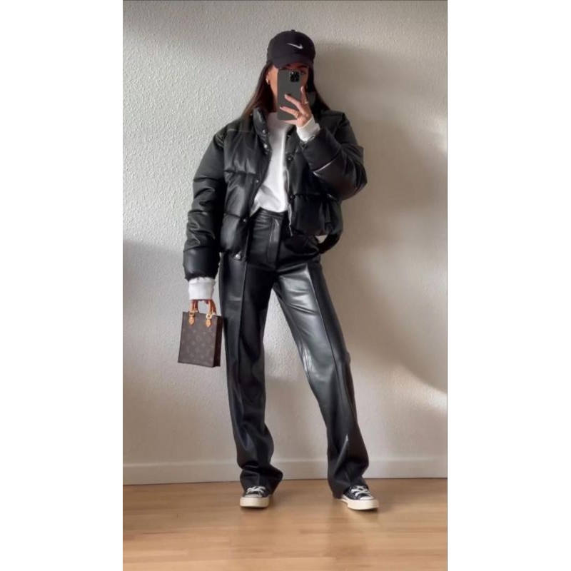 Celana Kulit Wanita/celana pants leather