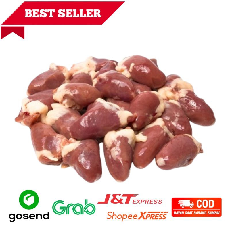 

Jantung Ayam Boiler Fresh 500gr Freshmasrt Go