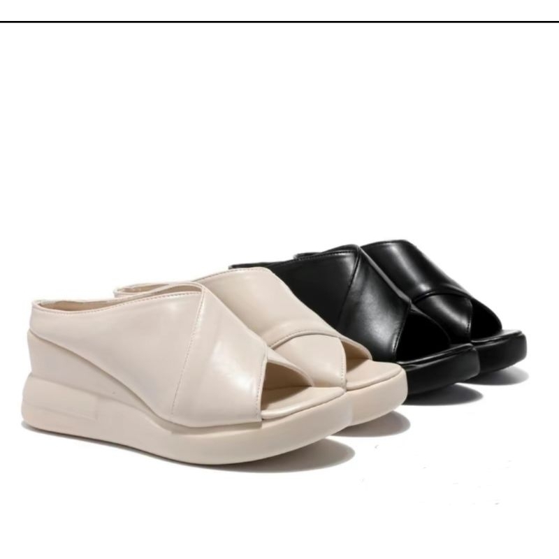 sandal wedges casual karet  aurel/sandal wedges/sandal pesta