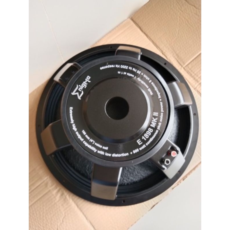 ENIGMA E 1898 MKII SPEAKER KOMPONEN ENIGMA 18 INCH E1898 MKII