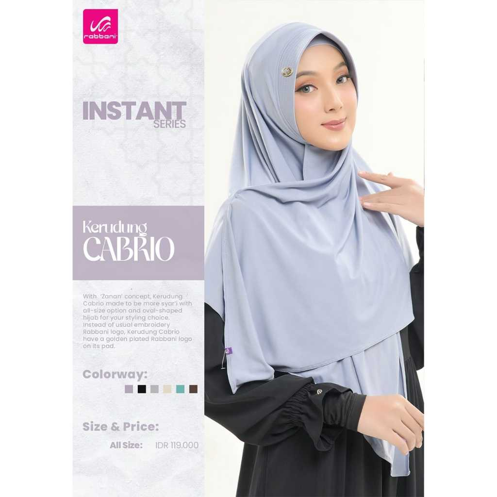 RABBANI - KERUDUNG INSTAN HIJAB CABRIO ORIGINAL RABBANI SIMPLE