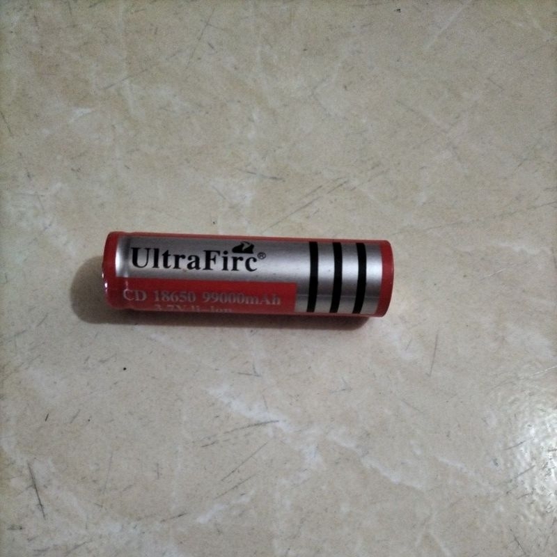 Baterai ULTRAFIRE Senter SWAT baterai 18650