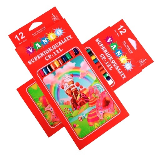 

Vanco 12 Pensil Warna Panjang CP-12L / Pensil Warna Murah CP12L / Vanco CP 12 L
