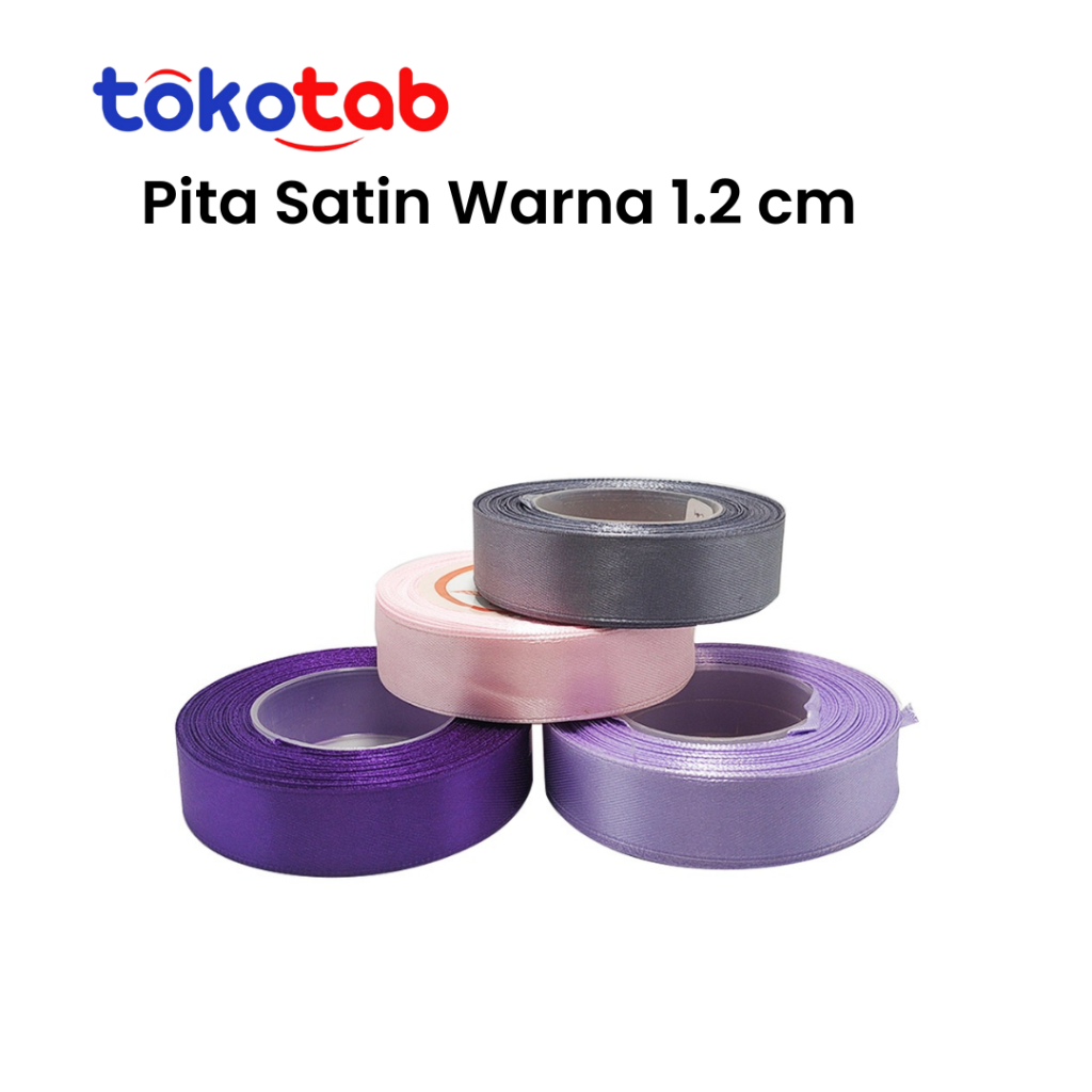 

Tokotab - Pita Satin Prakarya Pita Kado DIY 1.2 cm