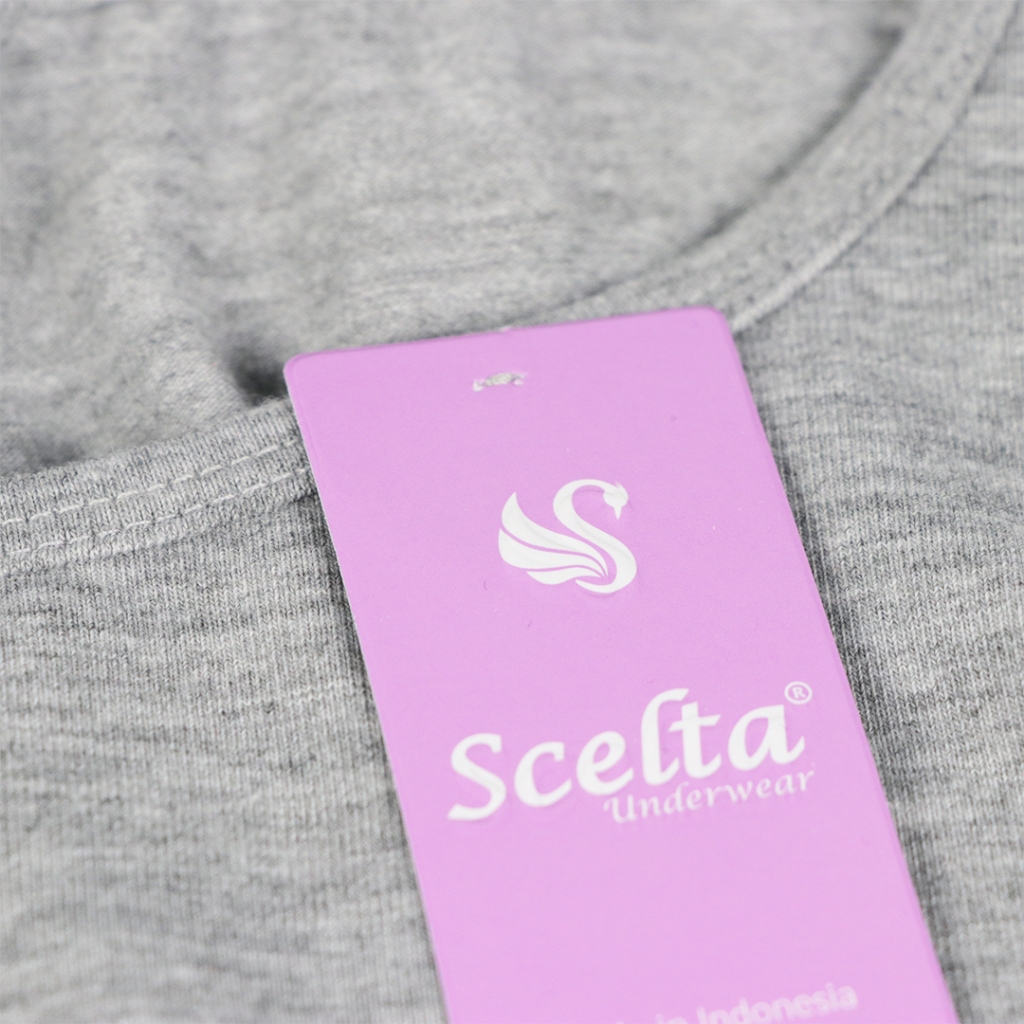 Scelta - Tanktop Wanita Atasan Tank Top Camisole Polos Bahan Poliester Spandeks At Sc 1172 thumbnail 3