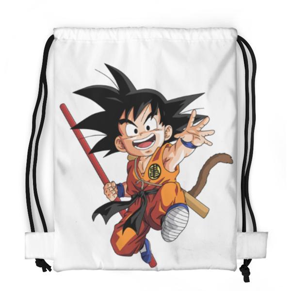Tas Serut (DrawstringBackpacek) Goku kecil  koleksi anime, souvenir, hadiah kren.souvenir gift.