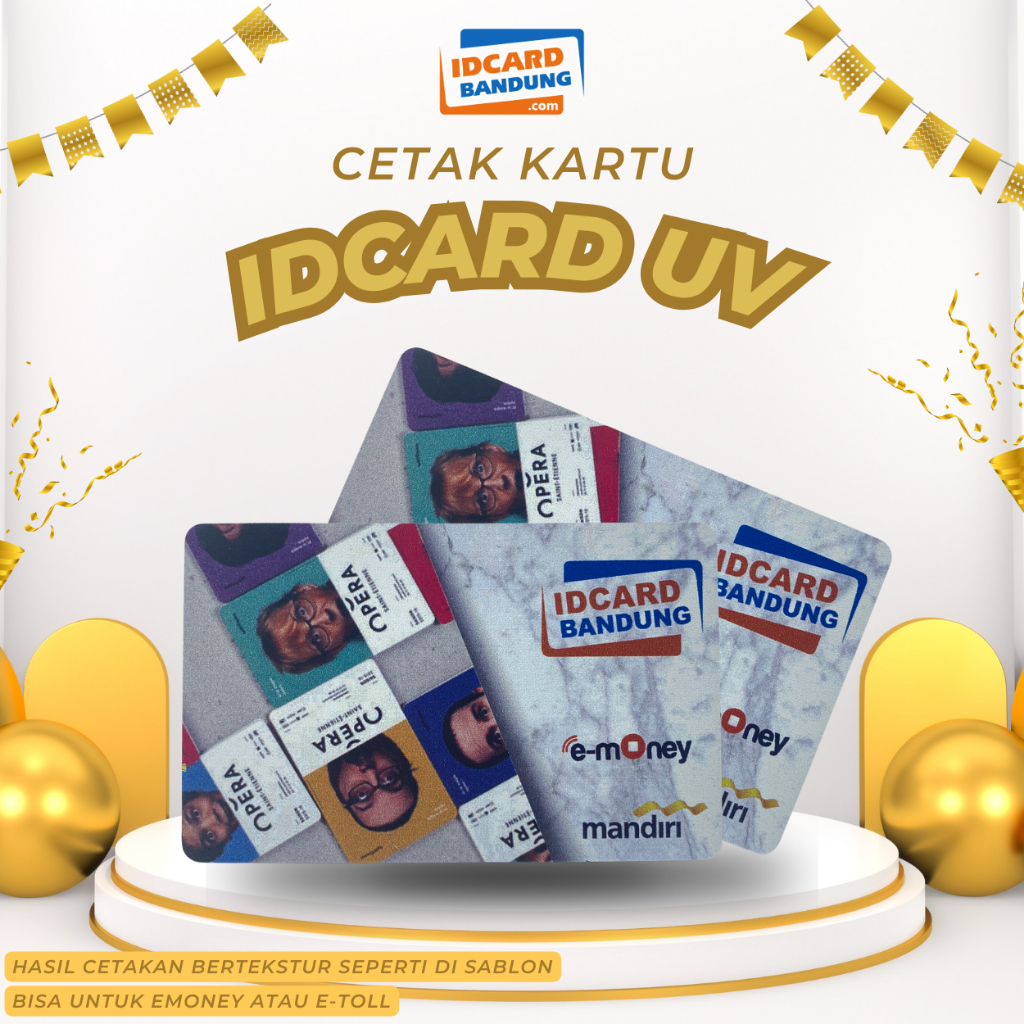 

CETAK TIMPA KARTU UV E-MONEY, BRIZZI, FLASH, NUTUP CETAKAN ASLI