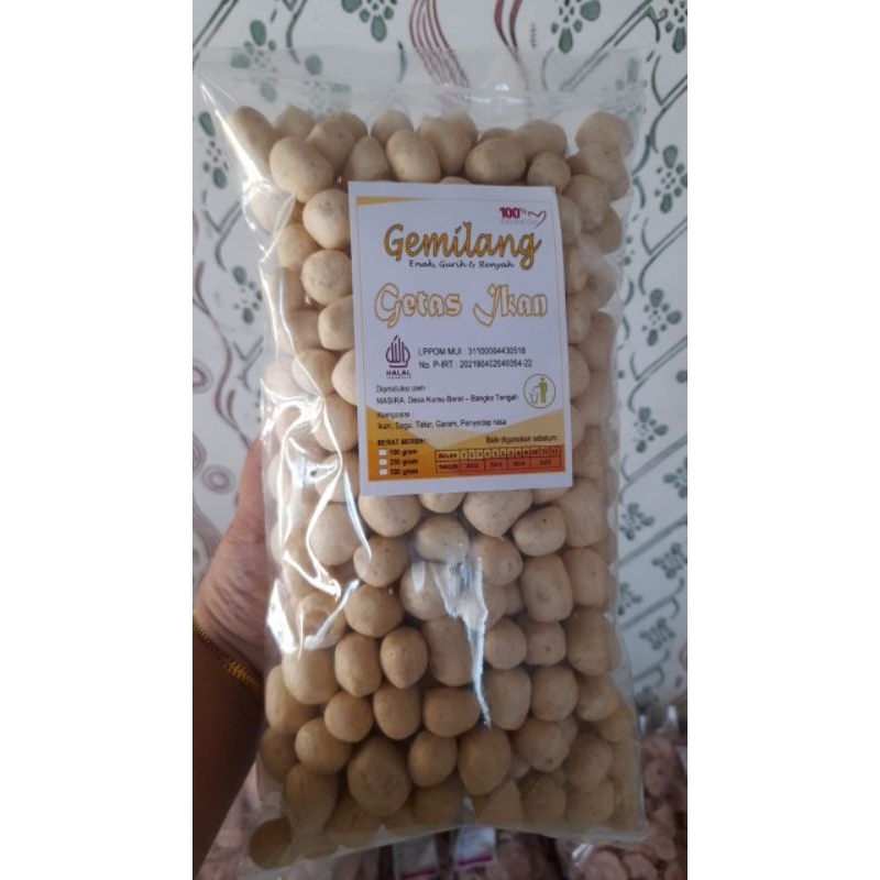 

getas ikan bulat (250gram)