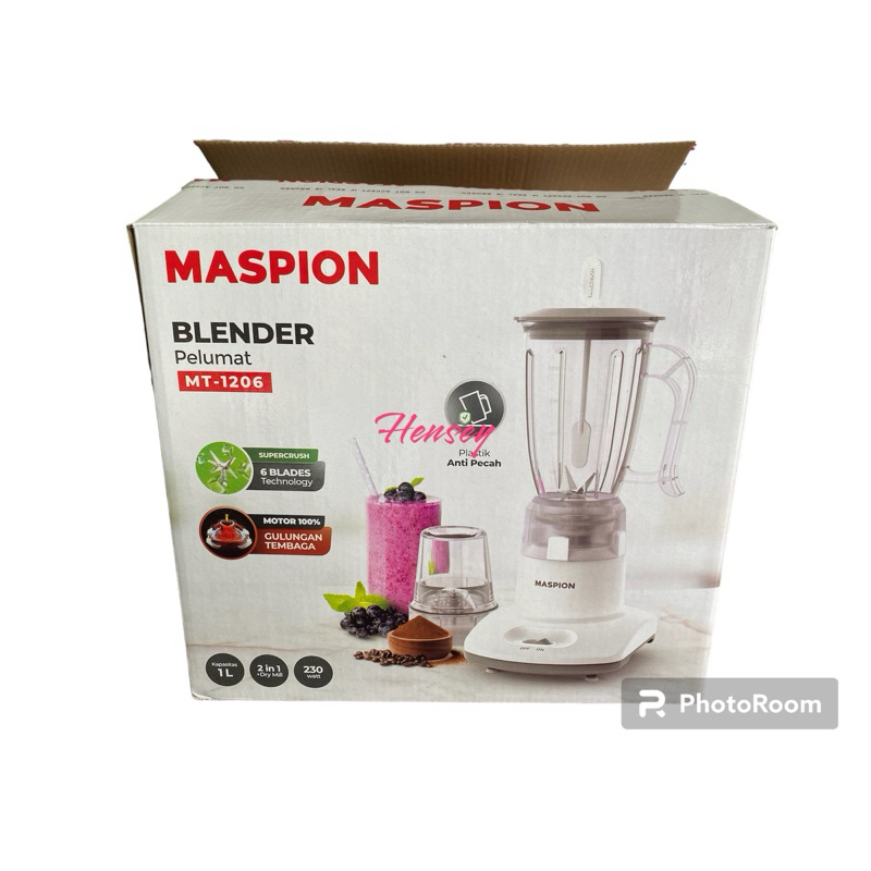 Blender maspion MT 1206 2 in 1 plastik