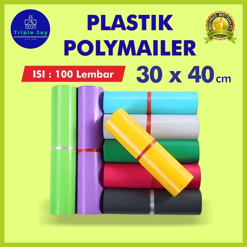 

Plastik Polymailer 30 x 40cm Isi 100 pcs Amplop Plastik Online Polimer