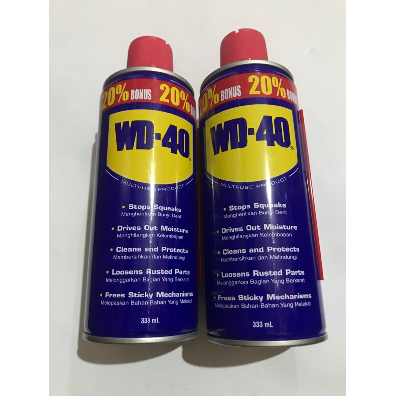 Pelumas WD40 / Anti Karat WD40 Ukuran 333ml Kaleng Besar
