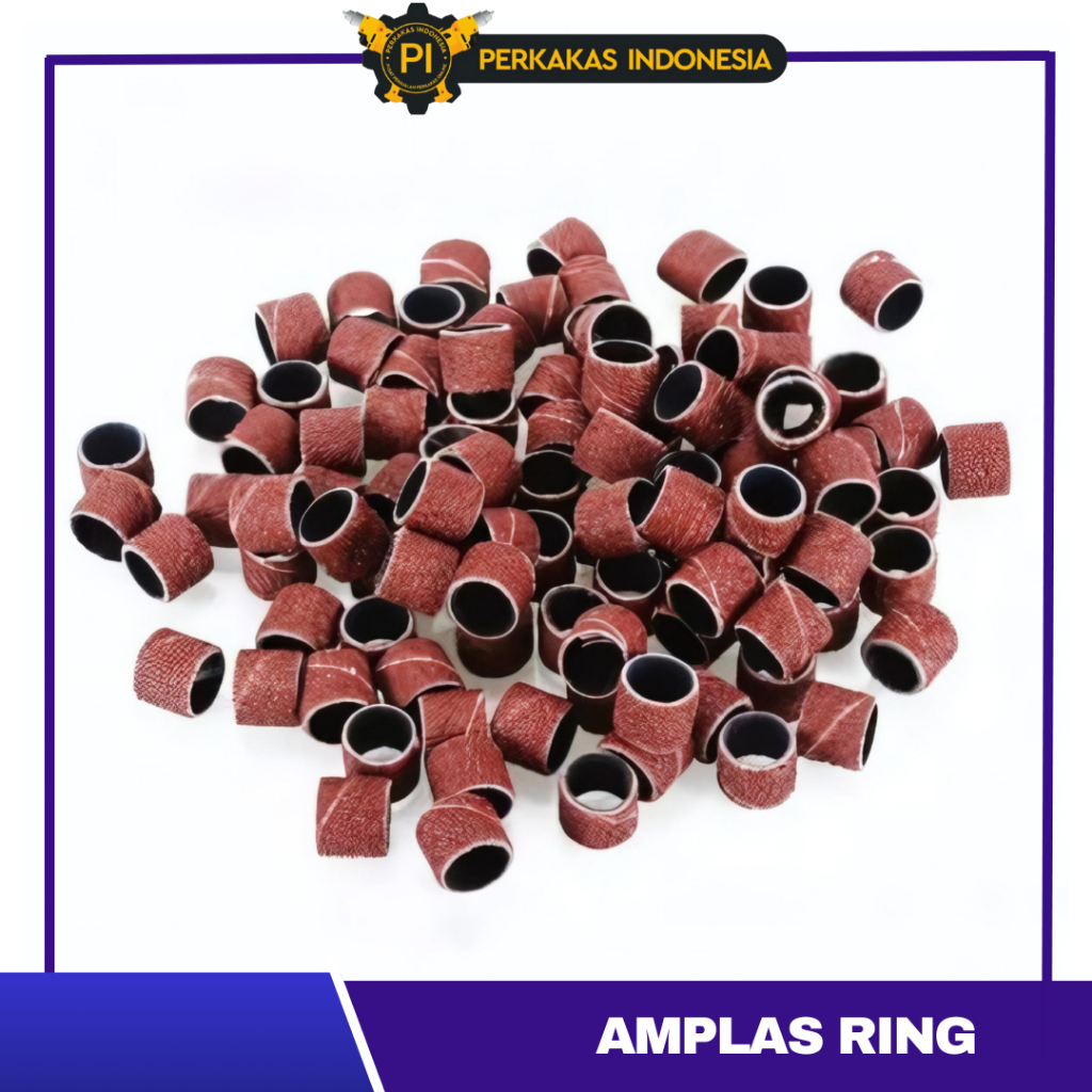 Refill Amplas Drum Ring 1.2 Inch Isi Mini Grinder Sanding Ring Band Kertas Pasir Gosok Bulat Bundar Roll Gulung Mesin Drill Dir Grinding